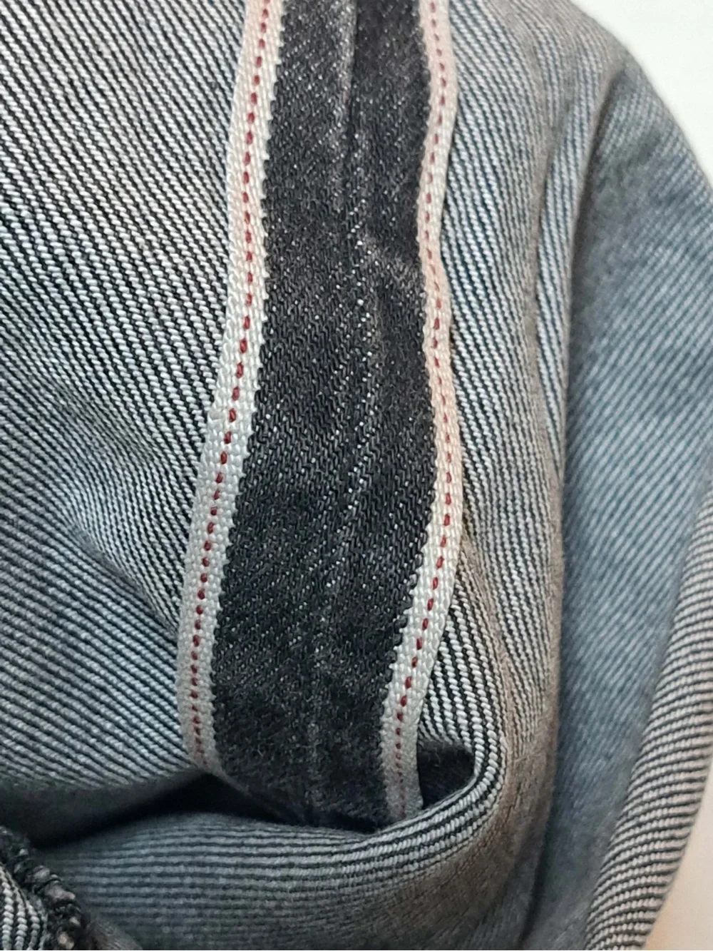 Levi's ® Original Selvedge Men's Jeans - Black Ash Grey - Men's size 38x32